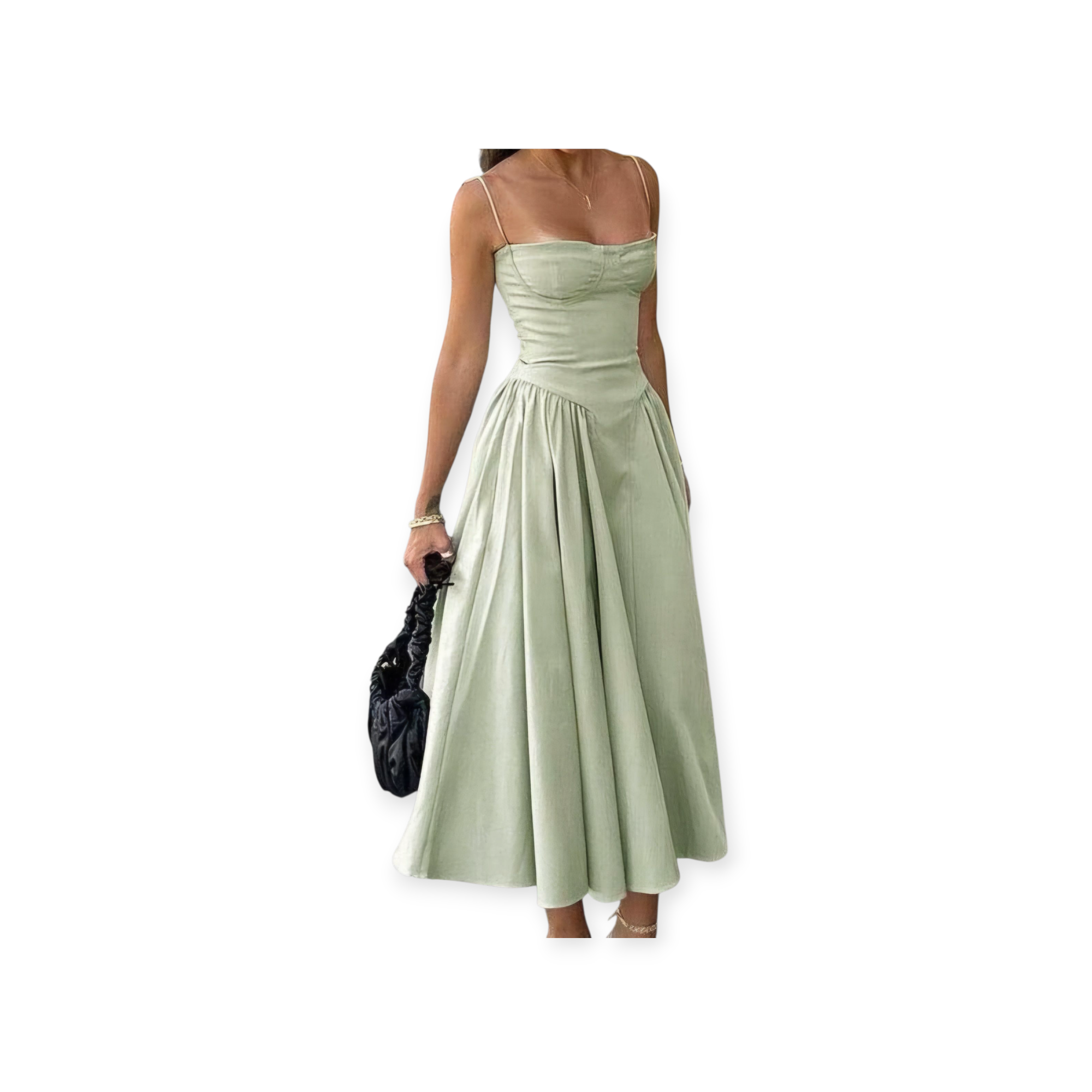 Midi Vintage Retro Dress